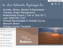 Tablet Screenshot of doctornikolaidis.com